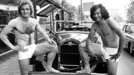 Soccer-Hoeness-and-Breitner-pose-in-bathing-trunks.jpg